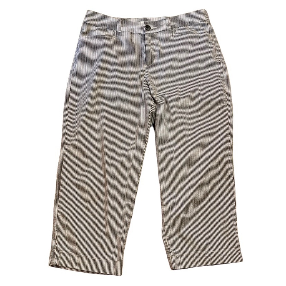 Croft & Barrow Pinstripe crop pants Size 10